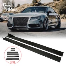 Seitenschweller Schweller Spoiler Lippe Splitter Schwarz Für Audi A5 B8 S-Line