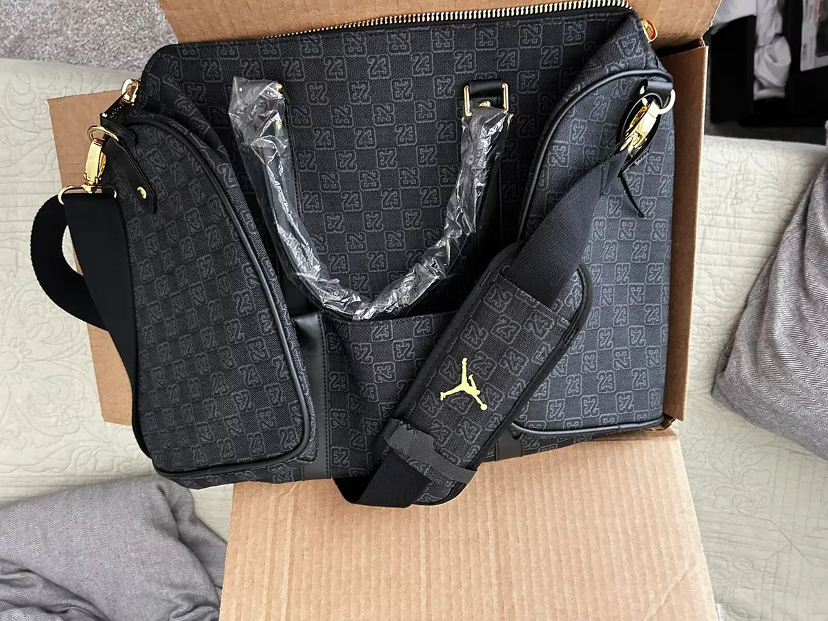 Jordan Monogram Duffle Bag Black