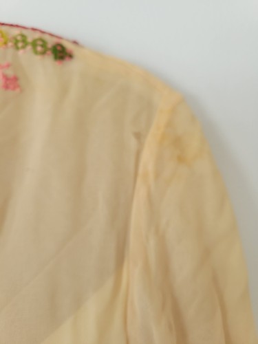 Vintage Victor Costa Embroidered Dress Size 10 *damaged - Picture 8 of 11