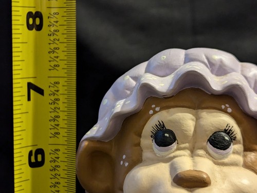 1986 Kimple Molds Ceramic Monkey/Ape Piggy Bank, Vintage - PRE-OWNED  - Picture 14 of 15