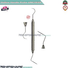 UNC15-23 Probe Hollow Handle Diagnostics Periodontal Explorer Dental Instruments