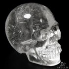2.0" Quartz Rock Crystal Carved Crystal Skull, Realistic