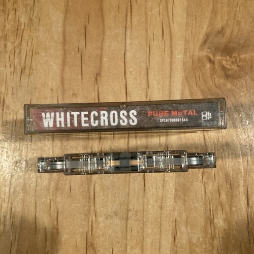 Whitecross s/t 1987 debut CASSETTE TAPE 1st US issue stryper guardian petra - Picture 3 of 3