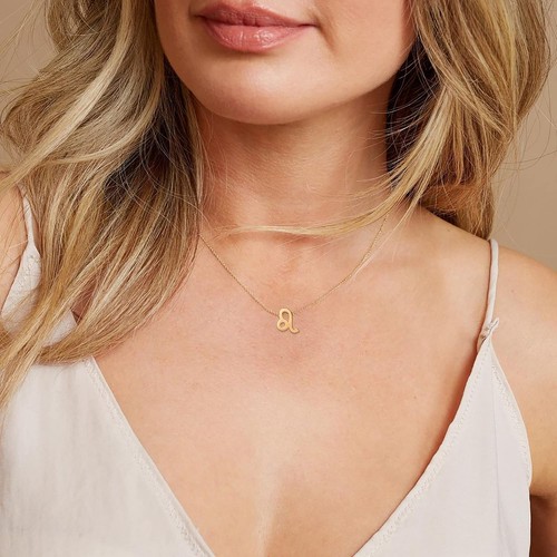 Astrology Necklace for Women 18K Gold Plated 12 Constellation Zodiac Necklace - Picture 3 of 7