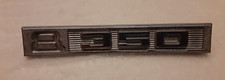 VINTAGE CHEVROLET 8 350 EMBLEM BADGE SCRIPT TRIM METAL GM 3980000