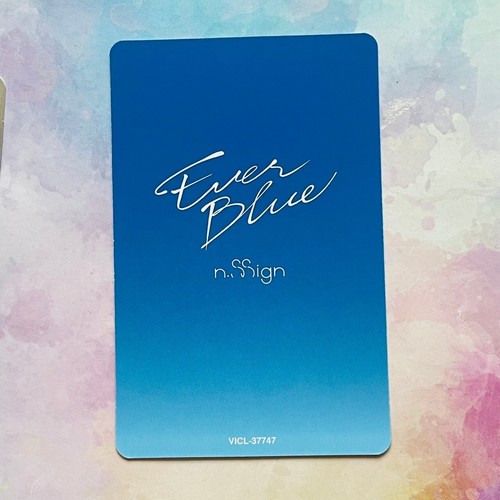 n.SSign EVERBLUE JAPAN 2nd SINGLE photocard Standard ver. No additional shipping - Picture 29 of 30