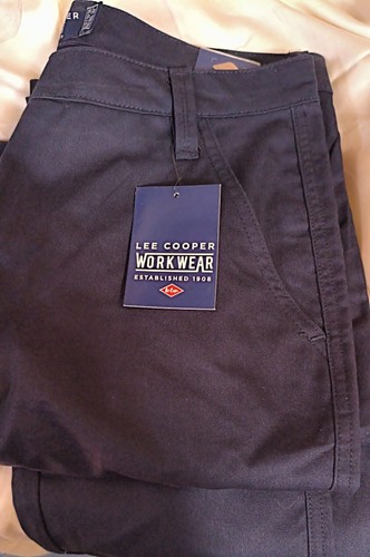 Lee Cooper Women's Workwear Cargo Pants Trousers Navy UK10 EU 38 - NEW SEE PICS - Picture 2 of 4