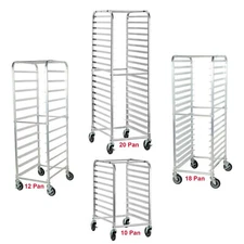 Pan Commercial Aluminum End Load Restaurant Bakery Bun Sheet Pan Speed Rack