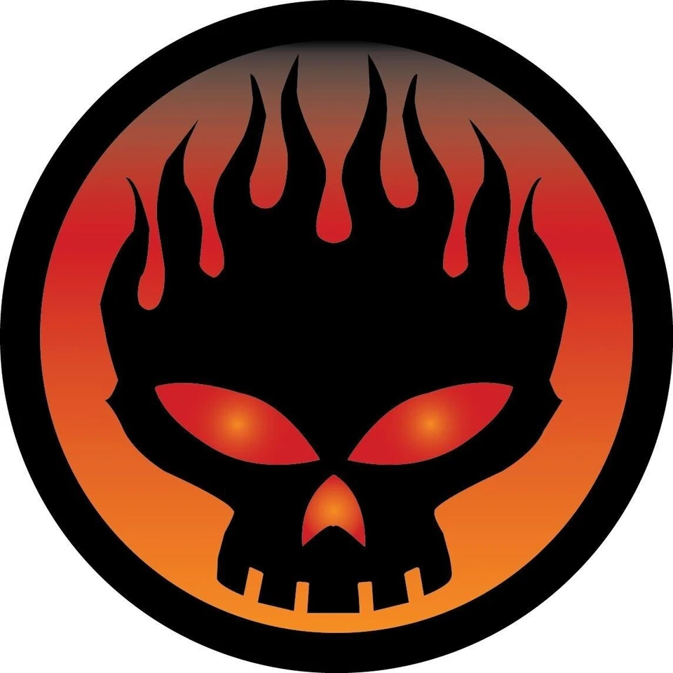 The offspring sticker skull punk rock band weatherproof bumper vinyl decal