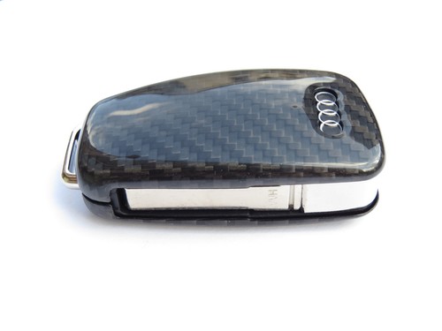 Pinalloy Carbon Fiber Schlüssel Cover Hülle case Fall für Audi A1 A3 A4 A6 TT - Bild 8 von 11