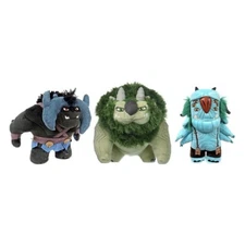 FUNKO Netflix Troll Hunters Set of 3 Plushies Argh, Blinky, Bular NEW WITH TAGS