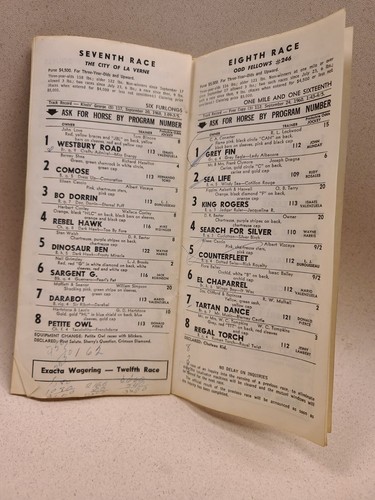 Los Angeles County Fair Official Racing Program Pomona CA Sept. 26 1970 Booklet - Picture 2 of 3