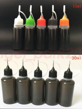 Wholesale 10ml 30ml Black Needle Tip Empty Plastic Dropper Bottles LDPE