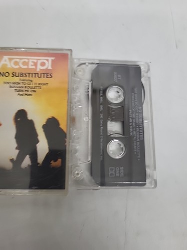 Accept - No Substitutes on Cassette Tape (Greatest Hits) - Picture 4 of 10