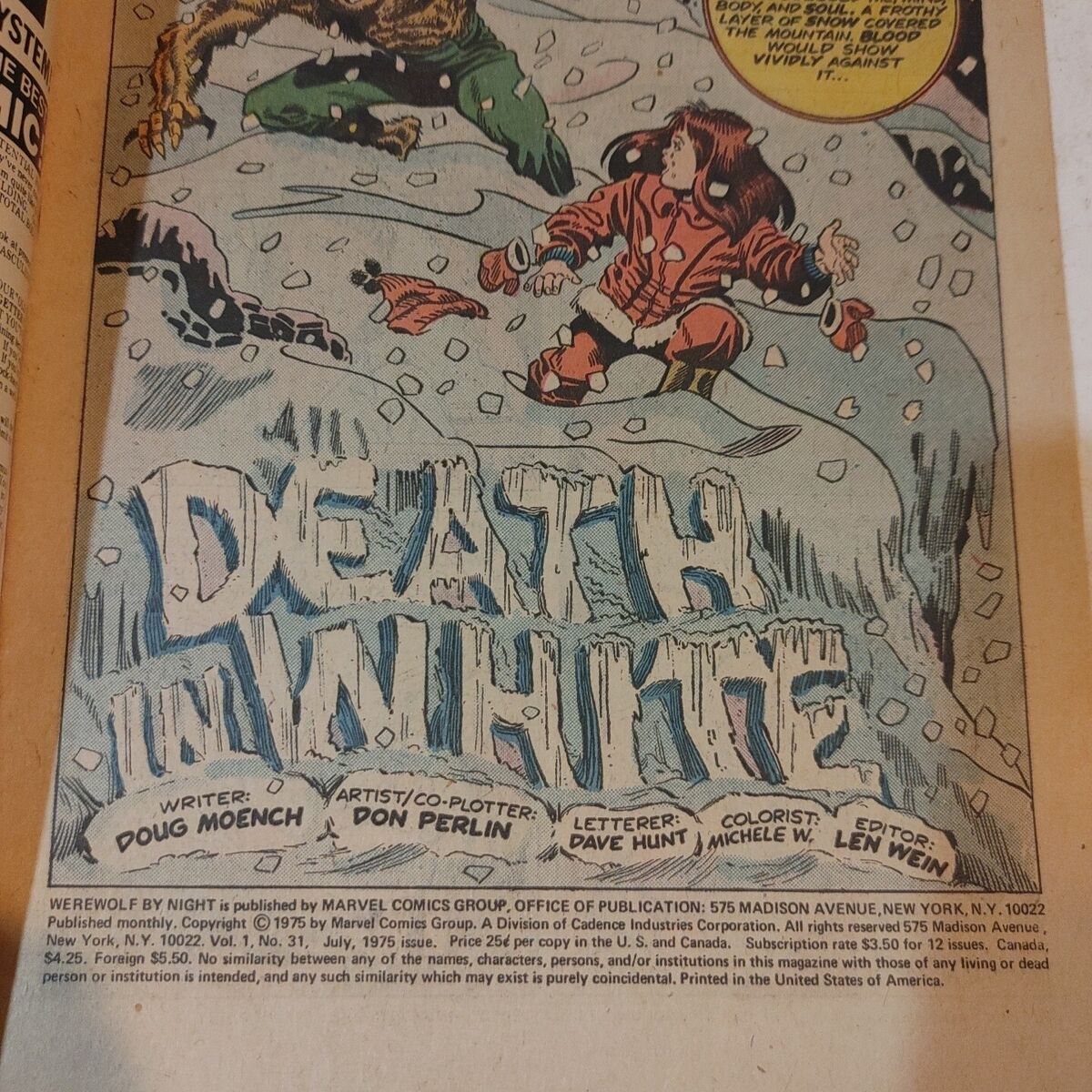 Werewolf by Night #31 (1975) Prices