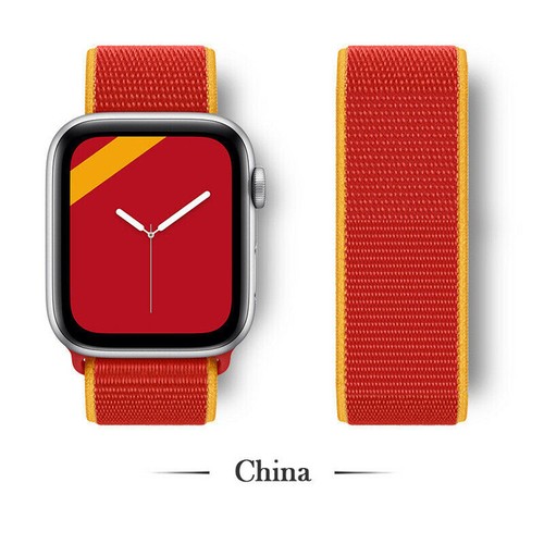Pasek pętli do Apple Watch 9 8 7 6 5 4 SE Ultra 2 Sport Nylon 44/41/45/49mm - Zdjęcie 108 z 122