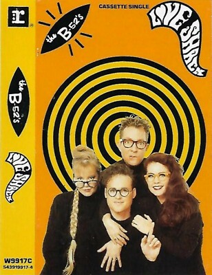 The B-52's Love Shack cassette single 3tracks inc live New Wave, Synth-pop