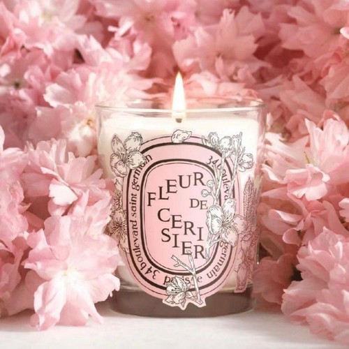 DIPTYQUE Cherry Blossom Fleur de Cerisier Kerze LIMITED EDITION 190g/6,5oz Neu mit Etikett - Bild 3 von 6