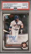 DREW GILBERT 2022 Bowman Draft 1st Chrome PSA 10 Autograph AUTO New York Mets