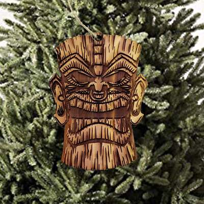 Tiki - Cedar Ornament Tiki - Cedar Ornament