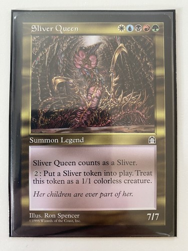 MTG Sliver Queen (STR) Stronghold - 1998 MP/LP Reserved List -TCGshowcase- - Picture 9 of 9