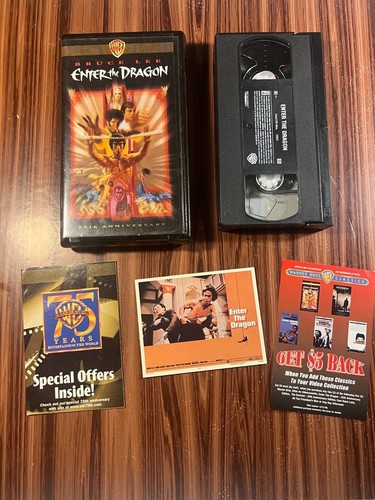 Enter the Dragon VHS Bruce Lee Martial Arts Clamshell Movie Special Edition 25th - Picture 7 of 8
