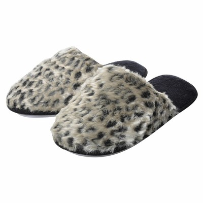 ladies animal print slippers