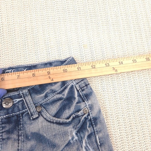 City Ink Jeans Boys 6 Blue Denim Reaxed Fit Straight Leg Skate HipHop Distressed - Picture 4 of 8