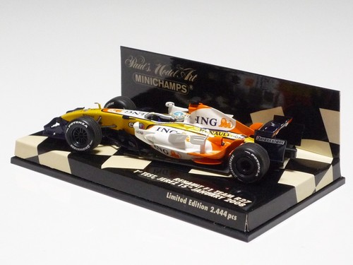 MINICHAMPS 1:43 RENAULT F1 TEAM R27 PRIMERA PRUEBA, JEREZ 2008 F. ALONSO - Imagen 3 de 4