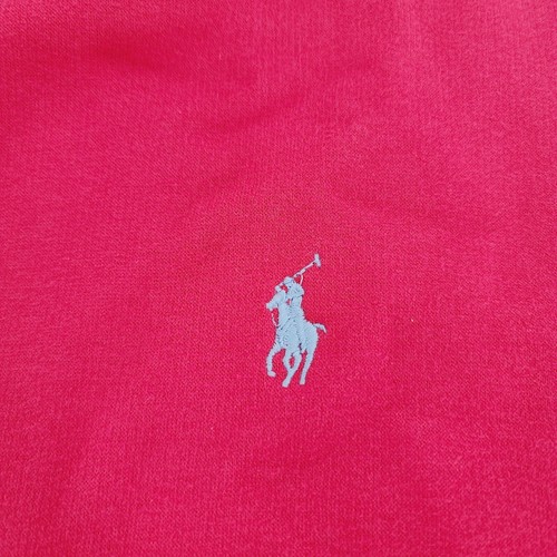 Polo Ralph Lauren Uomo RL Rosso Pile Felpa con Cappuccio Uomo Tg 2XB Grande e Alta Nuova con etichette - Foto 4 di 10