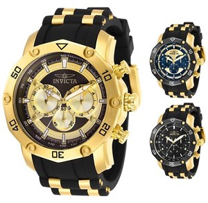 Invicta-Men-039-s-Pro-Diver-Scuba-Gold-Tone-50mm-Choice-of-Color