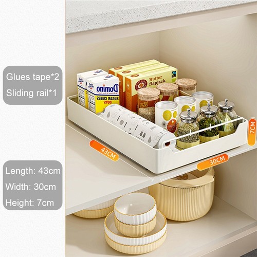 Stainless Steel Bowl Dish Storage Shelf Punch-free Drawer Organizer Dish - Picture 16 of 16
