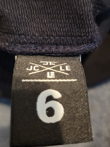 Jordan Craig Legacy Edition Sweat Shorts Kids Size 6 Navy Drawstring Zip Pockets - Picture 3 of 11