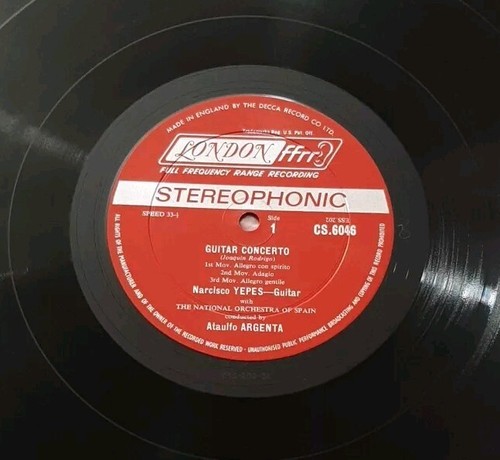 Ataulfo Argenta UK BB LP Falla Nights In The Gardens Rodrigo Concerto CS6046 - Picture 2 of 3