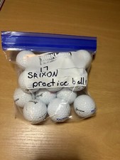 17 SRIXON Practice Balls. Used