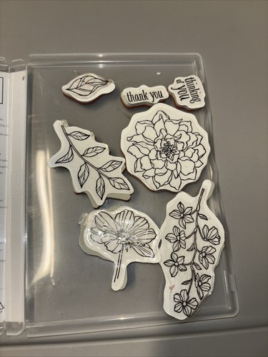 Stampin Up Peaceful Petal Stamp Set - Flowers #133107 - Picture 3 of 5