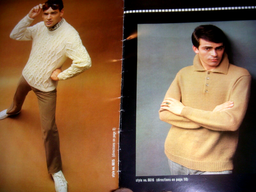 BRUNSWICK PARA HOMBRES Suéter Tejido Crochet Patrón Libro Vol 669 1973 39 PÁGINAS - Imagen 2 de 5