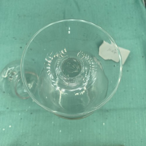 Vintage Empoli Clear Apothecary Bottle With Circus Tent Lid 14” Tall - Picture 10 of 12