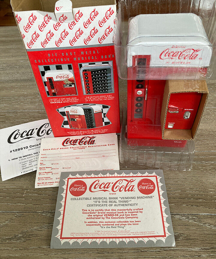 コレクション Coca-Cola Vending Machine Musical Bank s-l400.jpg