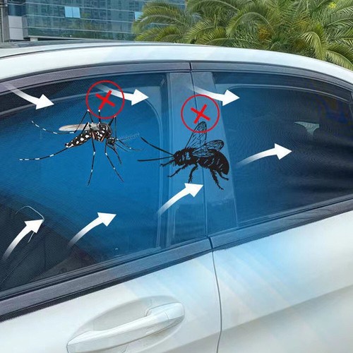 2/4/8PCS Car Window Side Screen Sun Mesh Shade Cover Magnetic Sunshade Visor USA - Picture 6 of 19