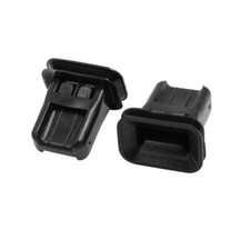2pcs Universal Black Car Rear Seat Panel Plastic Rivet Clips Fasteners