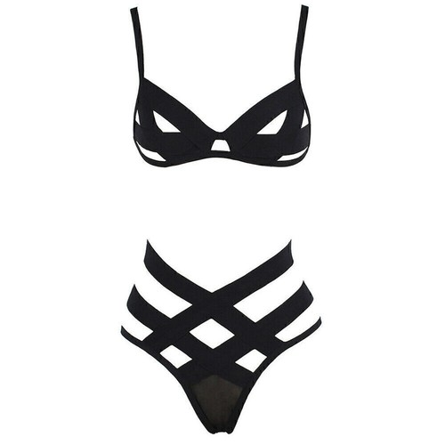 Damen Sexy Spitze BH Slip Set Nachtwäsche Dessous Reizwäsche Weihnachtsgeschenk. - Bild 10 von 12
