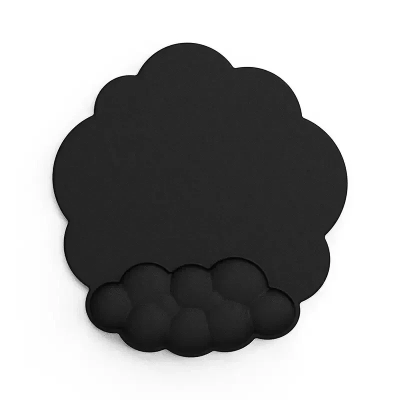 Mouse Pad with Wrist Rest Memory Foam Anti-Slip Cloud Design for Office Desktop - Image 4 of 4