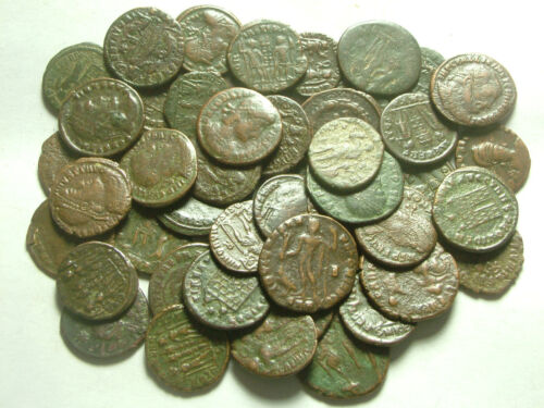 Lot genuine Ancient Roman coins Constantine/Valens/Constantius/Licinius/Constans - Picture 4 of 9