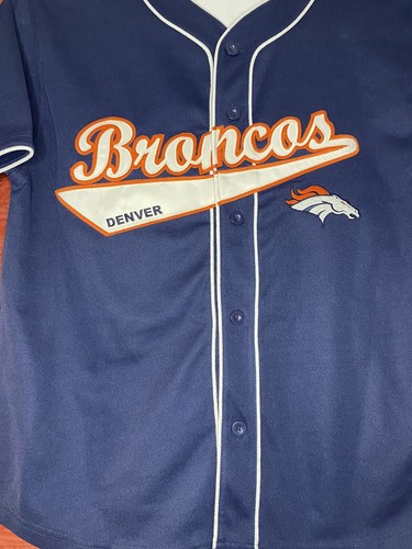 Vtg Mens XL Denver Broncos JOHN LYNCH #47 Baseball Style Jersey - Picture 3 of 8