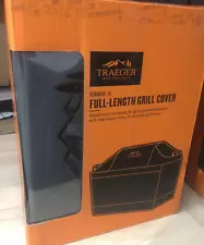 Traeger Ironwood XL Full-Length Trolly Grill Cover - Gray (BAC658) New Free Ship