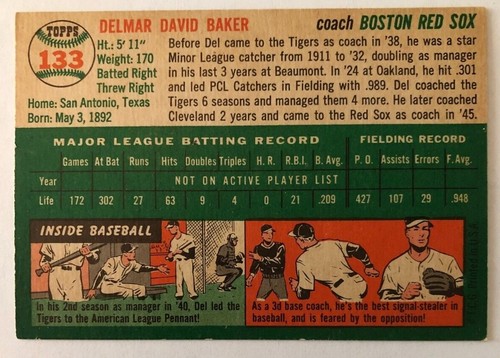 1954 TOPPS BASEBALL HI-GRADE SINGLES - CHOOSE YOURS - Picture 3 of 29