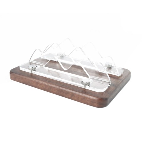 Wooden Computer Base Stand for 4 Organized Workspaces With Full Port