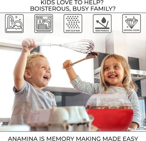 Rührschüssel Set mit glasklaren Spritzschutzdeckeln, Riesen Salatstreuer - Bild 6 von 6