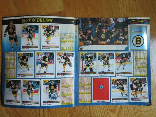 1990 PANINI Hockey Player Sticker Album WAYNE GRETZKY RAY BOURQUE MARIO LEMIEUX - Picture 2 of 12